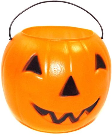 Amazon.com : Vintage Jack-O-Lantern Halloween Pumpkin Trick or Treat Candy Bucket Blow Mold : Everything Else