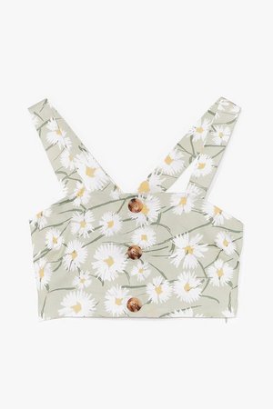 Going Daisy for You Floral Crop Top | Nasty Gal