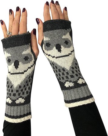 Amazon.com: Valentines Basset Hound Handwarmers Fingerless Gloves: Clothing