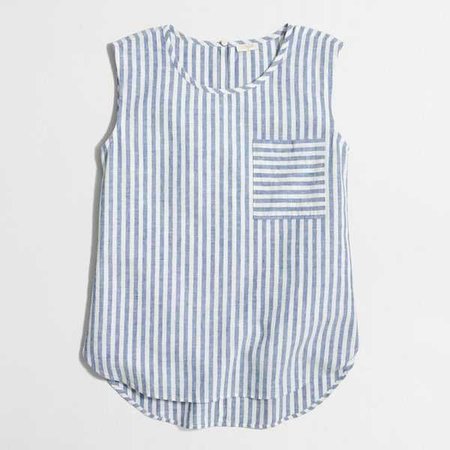 J.Crew Factory Striped Shell Top