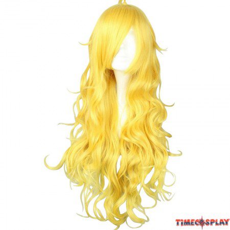RWBY Yellow Trailer Yang Xiao Long long Blonde Hair Cosplay Wigs