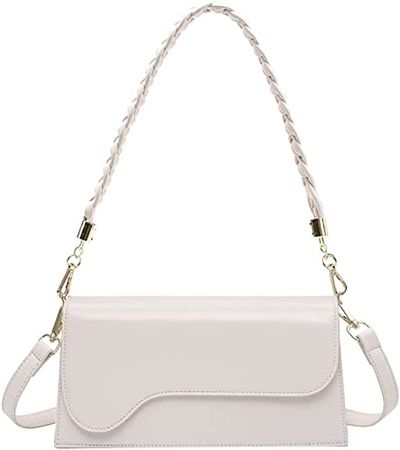Amazon.com: Gxamz Retro Shoulder Handbag Classic Crossbody Bag Clutch Tote Purse with 2 Removable Straps (02-white) : Clothing, Shoes & Jewelry