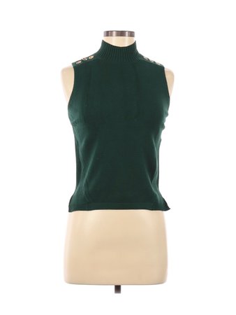 XOXO Solid dark Green Turtleneck Sweater Size L - 58% off | thredUP
