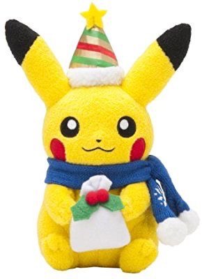 Pokemon Center Pikachu Christmas 2013 Plush Doll