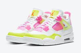 neon and pink Jordan 4 - Google Search