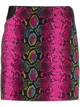 Versace snakeskin-print Mini Skirt - Farfetch