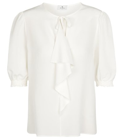 Etro - Silk crêpe blouse | Mytheresa