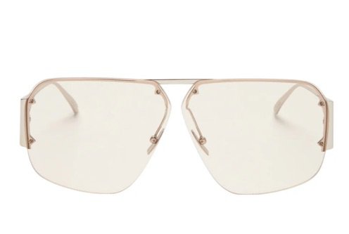 Bottega Veneta aviator metal sunglasses
