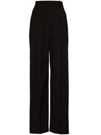 Gelso high-waisted darted trousers