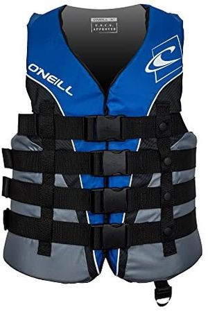 Amazon.com : O'Neill Men's Superlite USCG Life Vest, Pacific/Smoke/Black/White, Large : Sports & Outdoors
