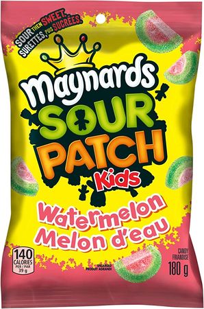 Maynards Sour Patch Kids Watermelon Candy, 180 Grams : Amazon.ca: Grocery & Gourmet Food