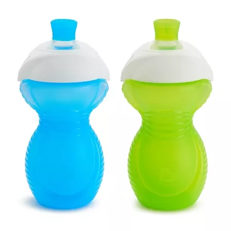 Munchkin Click Lock™ 9oz Bite Proof™ Soft Spout Sippy Cup - 2 Pack : Target