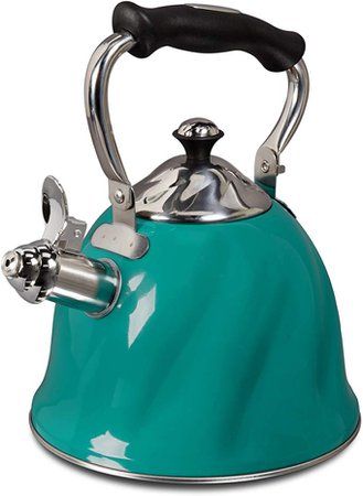 Mr. Coffee 92114.01 Alderton 2.3-Quart Stainless Steel Tea Kettle with Lid, Multi-Size, Green: Amazon.ca: Home & Kitchen