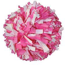 pink and white cheer pom poms - Google Search