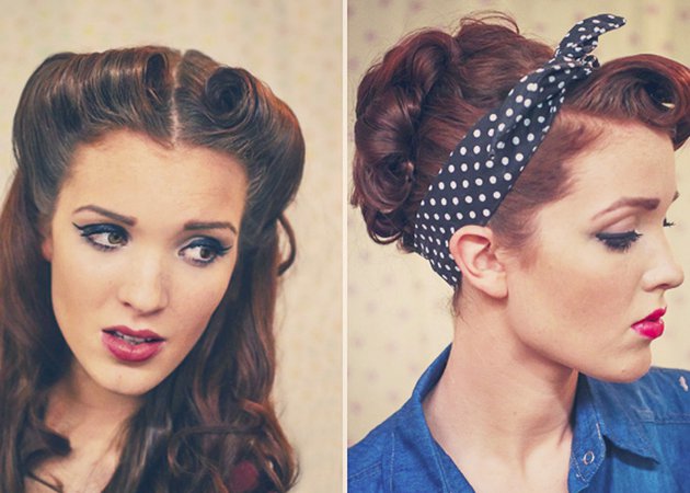 retro hairstyle - Google Search