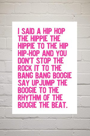 UO Exclusive Pink Honeymoon Hotel Rapper's Delight Wall Art Print | Urban Outfitters UK