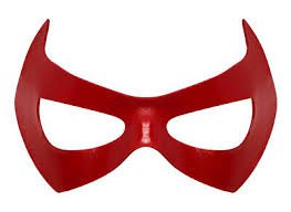red superhero mask