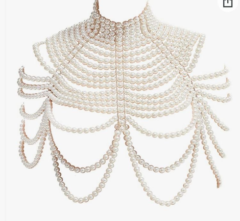 pearl top necklace