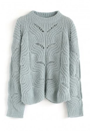 Chicwish $63 - Hollow Out Loose Knit Sweater