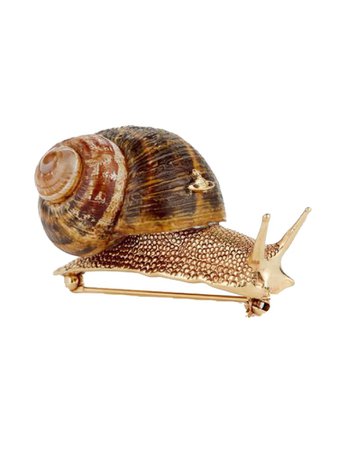 snail brooch