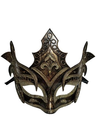 bronze masquerade mask