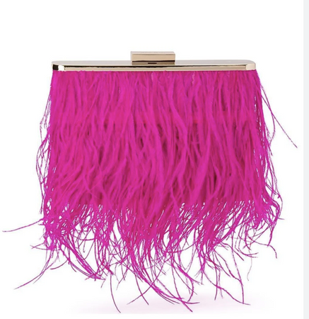 Feather pink bag