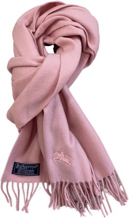 Burberry Candy Pink Cashmere Scarf