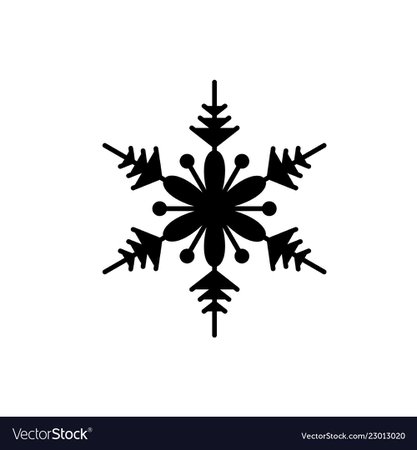 black snowflake - Google Search