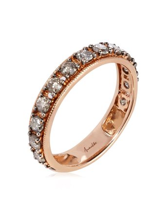 Annoushka 18kt rose gold diamond Dusty Eternity ring gold & silver C025004 - Farfetch