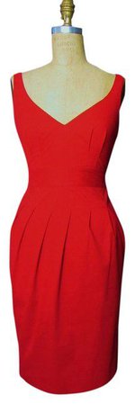 MOSCHINO Cheap and Chic Sexy Red Cocktail DRESS