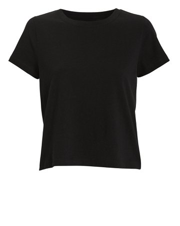Classic Cropped Jersey T-Shirt | INTERMIX®