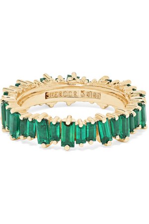 Suzanne Kalan | 18-karat gold emerald ring | NET-A-PORTER.COM