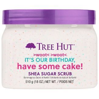 Tree Hut Birthday Cake Shea Sugar Body Scrub - 18oz : Target