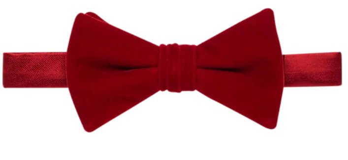 Red Velvet bow tie