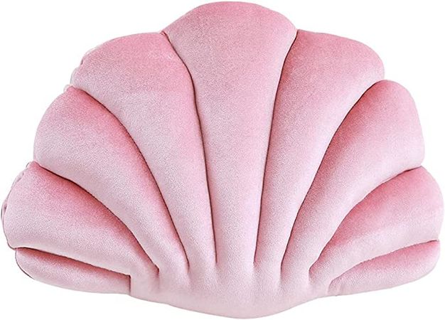 Amazon.com: Patty Both Seashell Decorative Pillow Velvet Seashell Throw Pillow, Sea Shell Shaped Throw Pillow Decorative Pillows for Bed Couch Home Office Decor (Pink, Small(12.8*10in 0.3kg)) : Home & Kitchen
