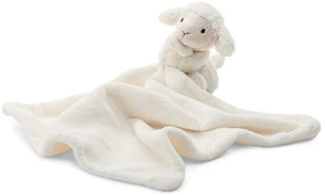 Amazon.com: Jellycat Bashful Lamb Baby Security Blanket: Toys & Games