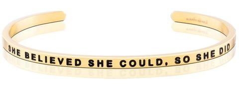 She Believed She Could, So She Did — MantraBand® Bracelets