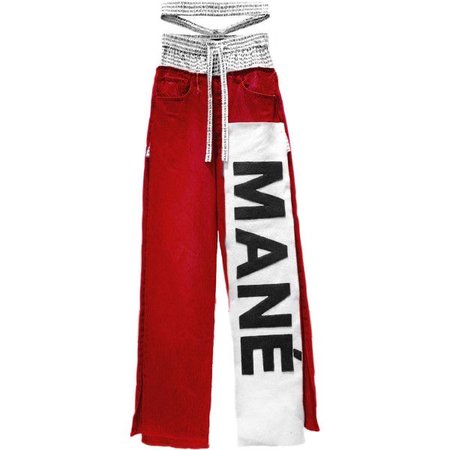 ‘Mane’ Red Sweatpants