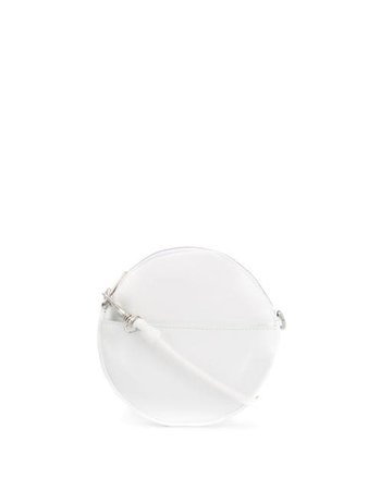 Shop white MM6 Maison Margiela circle crossbody bagwith Express Delivery - Farfetch