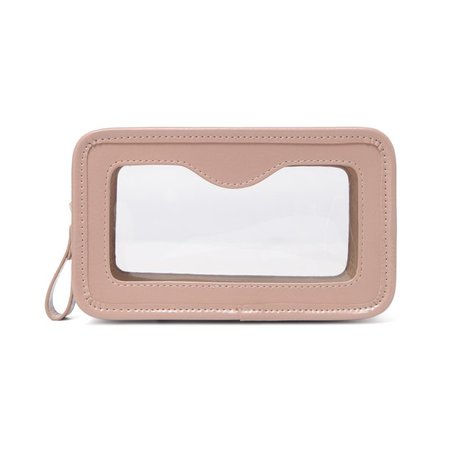 Daisy Rose Waterproof Make Up Bag with Transparent Window | PU Vegan Leather TSA Approved Cosmetic Toiletry Travel Pouch - Walmart.com - Walmart.com