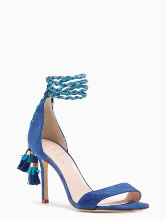 kate spade blue Inez heels