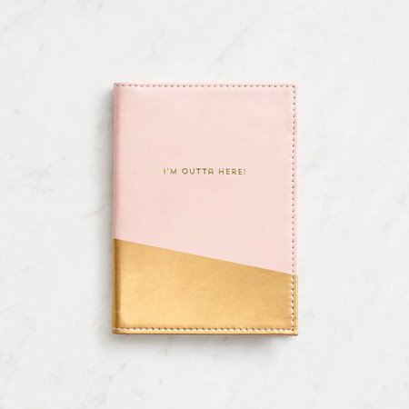 I'm Outta Here 7 Pocket Passport Holder - Gifts | Paper Source