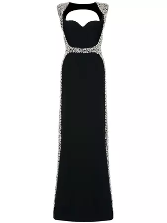 Alexander McQueen Crystal Shard Harness Gown - Farfetch