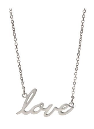 Origami owl love necklace