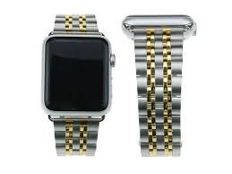 silver and gold apple watch - Google Search