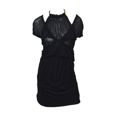 Yves Saint Laurent 1990s Jersey Halter Dress For Sale at 1stDibs