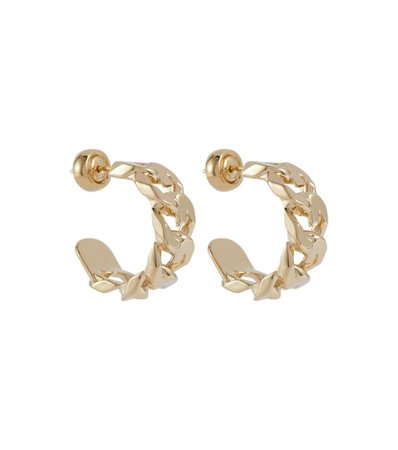 Givenchy - G Chain hoop earrings | Mytheresa