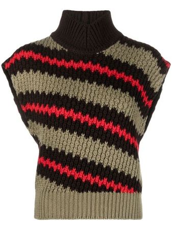 Ferragamo high-neck Knitted Vest - Farfetch