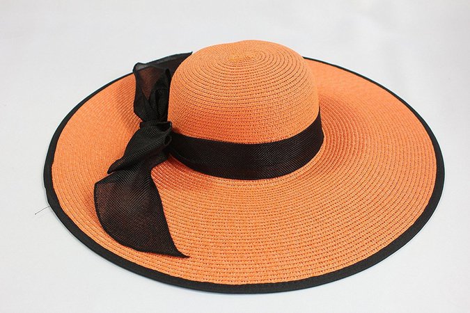 straw hat orange