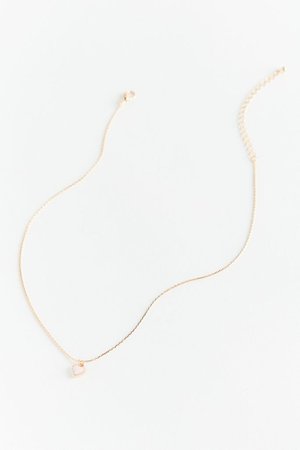 Enamel Heart Pendant Necklace | Urban Outfitters